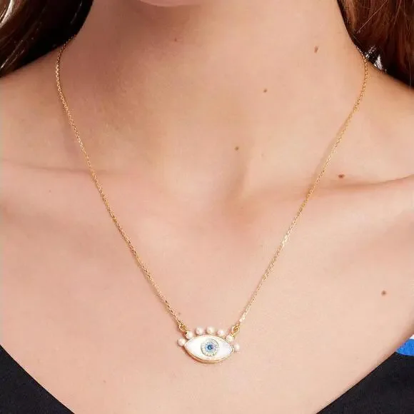 Kate Spade Evil Eye Pendant Necklace - Picture 3 of 6